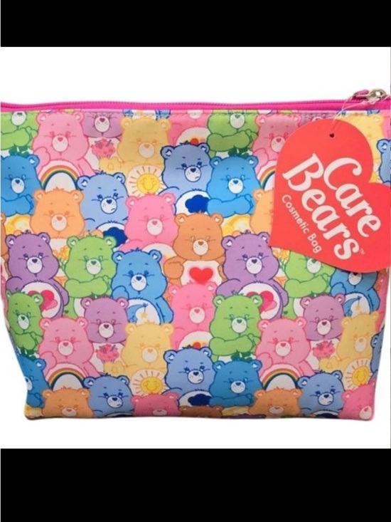 NWT Care Bears Rainbow Bear Zip Pouch - Picture 2 of 2